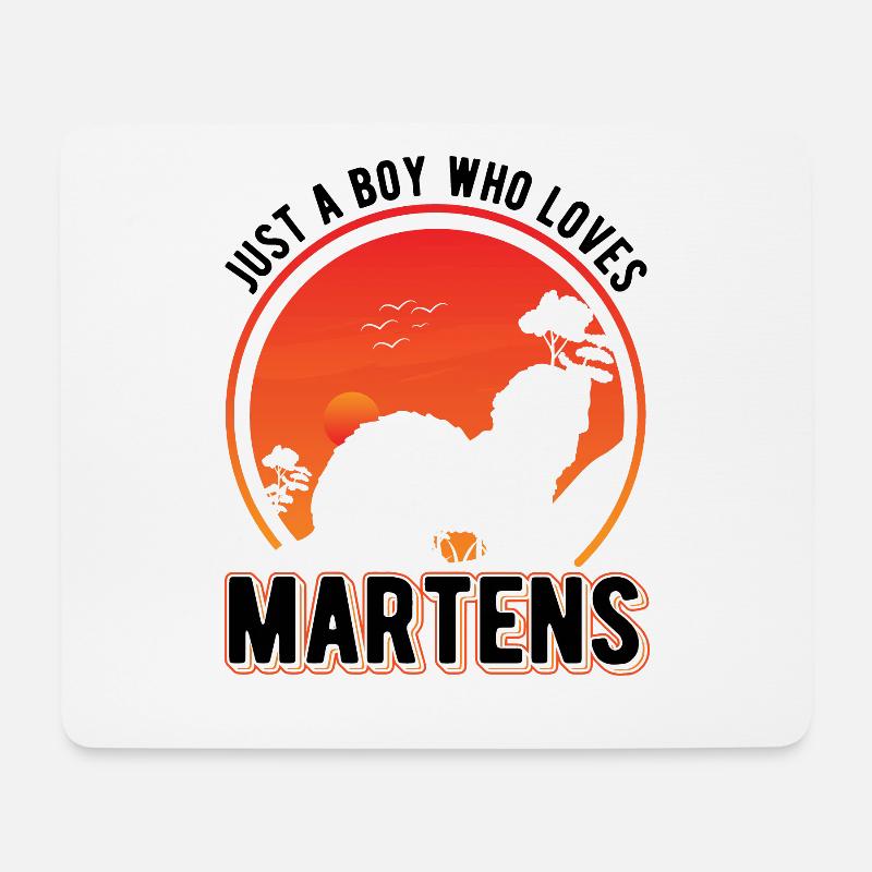 Marder Junge Nerz Dachs Baummarder - Mousepad (Querformat) - Weiß