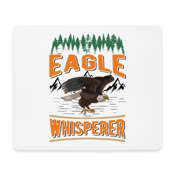 Adler Flüsterer Adlerzucht Falkner Steinadler - Mousepad (Querformat) - Weiß - Vorne