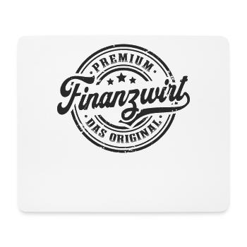 Finanzwirt Original Lustiges Finanzwirten - Mousepad (Querformat) - Weiß - Vorne