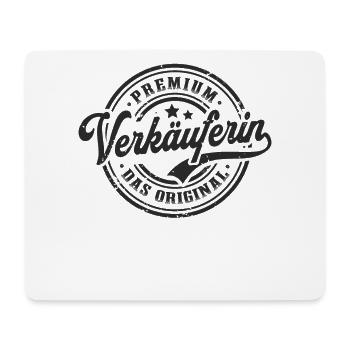 Verkäuferin Original Lustiges Kauffrau - Mousepad (Querformat) - Weiß - Vorne