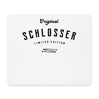 Schlosser Limited Edition Lustig Schlossermeister - Mousepad (Querformat) - Weiß - Vorne