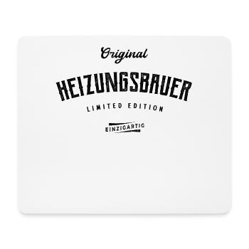 Heizungsbauer Limited Edition Lustiges Heizungsbau - Mousepad (Querformat) - Weiß - Vorne
