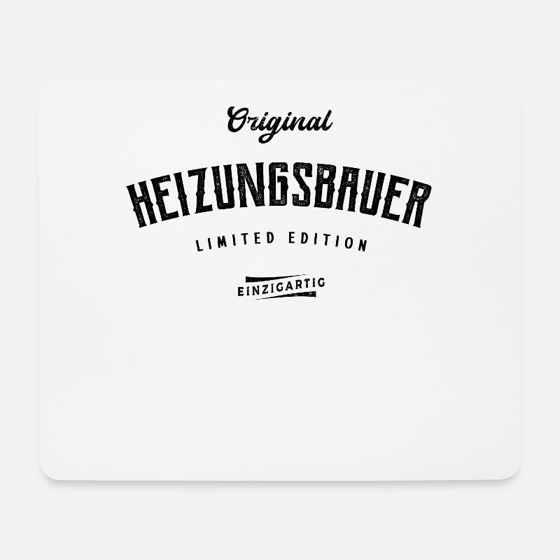 Heizungsbauer Limited Edition Lustiges Heizungsbau - Mousepad (Querformat) - Weiß
