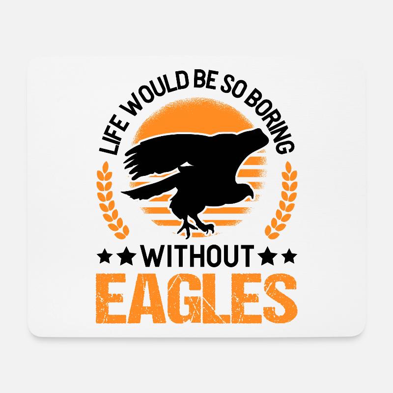 Golden Eagle Eagle Breeding Falconer Eagle - Mouse Pad (horizontal) - white