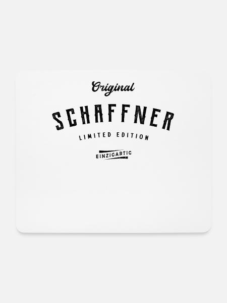 Schaffner Limited Edition Bahnführer - Mousepad (Querformat) - Weiß
