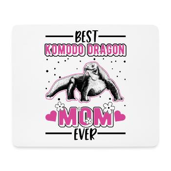 Best Komodo Dragon Mom Ever Komodowaran Mama - Mousepad (Querformat) - Weiß - Vorne