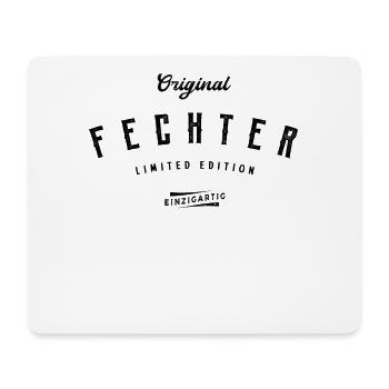 Fechter Limited Edition Fechten Fechtsport - Mousepad (Querformat) - Weiß - Vorne