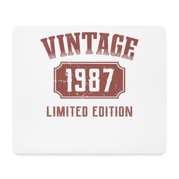 35 Jahre Limited Edition 35. Geburtstag 1987 - Mousepad (Querformat) - Weiß - Vorne