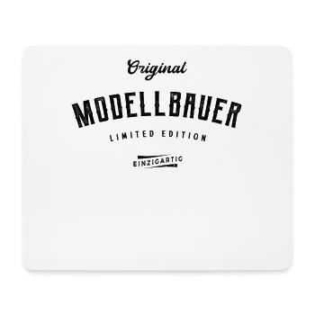 Modellbauer Limited Edition Lustiges Modellbau - Mousepad (Querformat) - Weiß - Vorne
