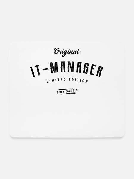 IT Manager Limited Edition - Mousepad (Querformat) - Weiß
