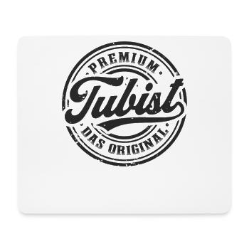Tubist Original Tuba Tubaspieler - Mousepad (Querformat) - Weiß - Vorne
