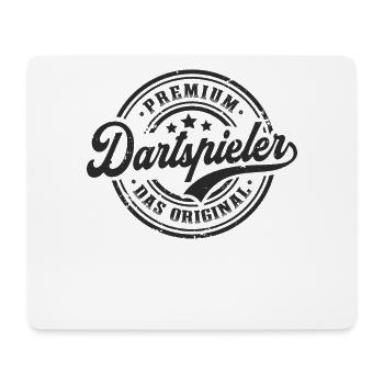 Darts Original Dartspieler Lustiges Dart - Mousepad (Querformat) - Weiß - Vorne