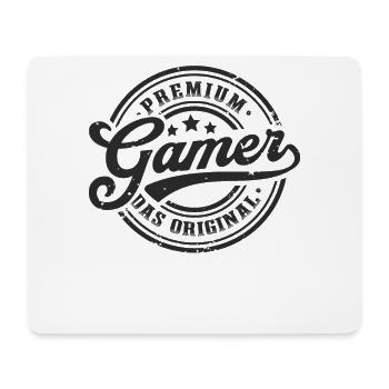 Gamer Original Gaming Lustiges Zocker - Mousepad (Querformat) - Weiß - Vorne