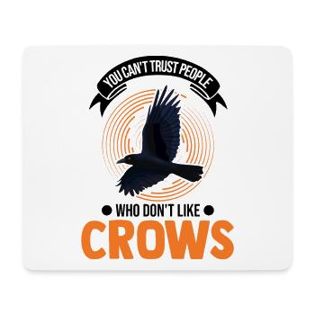 Crow Raven Raven Crow Crow Crow Keeping Crow Breeder - Mouse Pad (horizontal) - white - Front