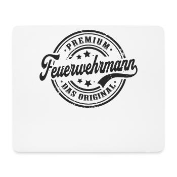 Feuerwehrmann Original Vintage Feuerwehr - Mousepad (Querformat) - Weiß - Vorne