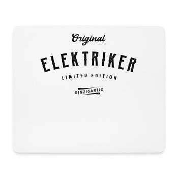 Elektriker Limited Edition Lustiges Elektriker - Mousepad (Querformat) - Weiß - Vorne