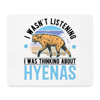 Hyäne Geschenk Erdwolf Hyena - Mousepad (Querformat) - Weiß - Vorne