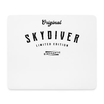 Skydiver Limited Edition Skydiving - Mousepad (Querformat) - Weiß - Vorne