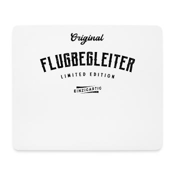 Flugbegleiter Limited Edition - Mousepad (Querformat) - Weiß - Vorne