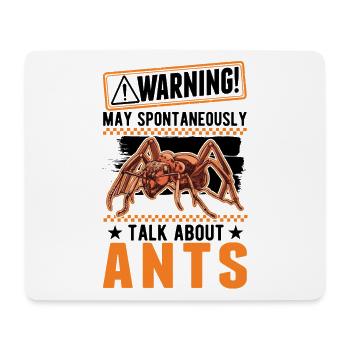 Warning ants ant farm fire ants - Mouse Pad (horizontal) - white - Front