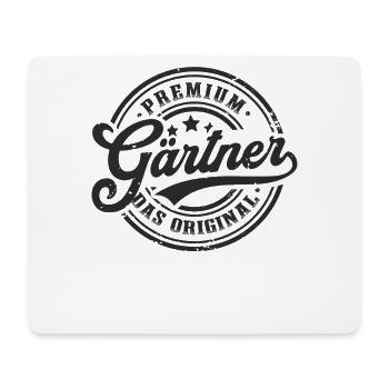 Gärtner Original Garten Gärtnerin - Mousepad (Querformat) - Weiß - Vorne