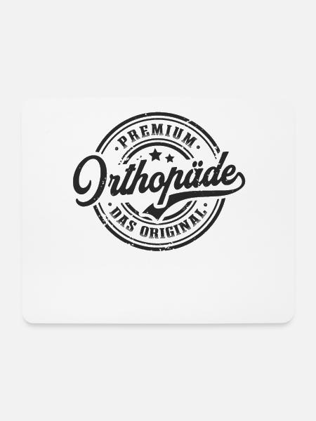 Orthopäde Original Lustiges Orthopädie - Mousepad (Querformat) - Weiß