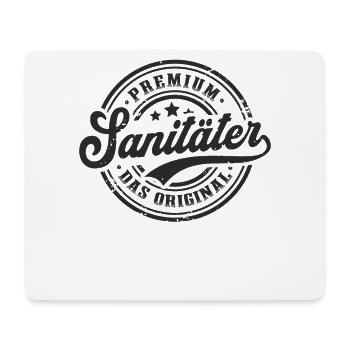 Sanitäter Original Rettungsdienst Notfallsanitäter - Mousepad (Querformat) - Weiß - Vorne