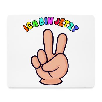 2.Geburtstag Kleinkind Geschenk 2 Finger - Mousepad (Querformat) - Weiß - Vorne