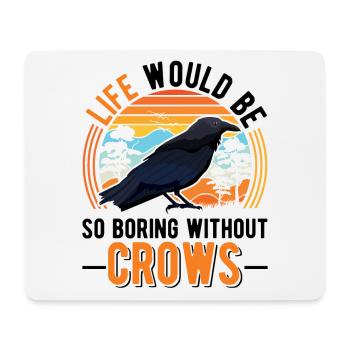 Crow Raven Crow Crow Husbandry Crow Breeder - Mouse Pad (horizontal) - white - Front
