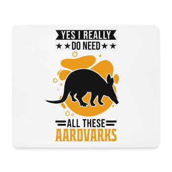 Aardvark Gift Aardvark - Mouse Pad (horizontal) - white - Front
