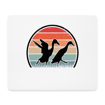Indian Running Duck Retro Bottle Duck Vintage - Mouse Pad (horizontal) - white - Front