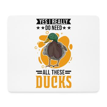 Duck Gift Duck Duck Breeder - Mouse Pad (horizontal) - white - Front