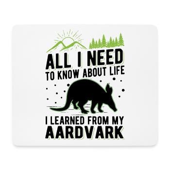 Aardvark Gift Aardvark - Mouse Pad (horizontal) - white - Front