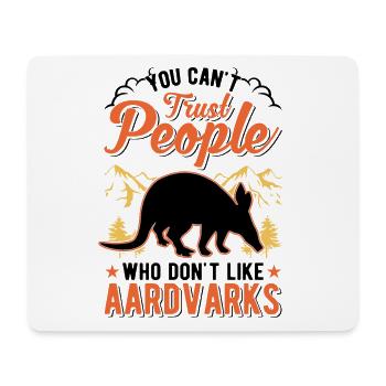 Aardvark Gift Aardvark - Mouse Pad (horizontal) - white - Front