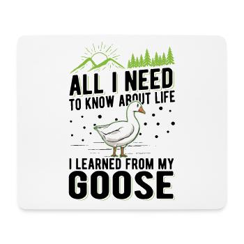 Geese Gift Goose Lovers Goose Breeders - Mouse Pad (horizontal) - white - Front