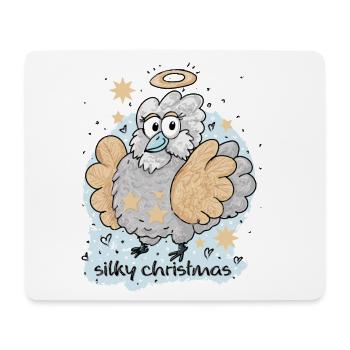 Silky Christmas - Mouse Pad (horizontal) - white - Front