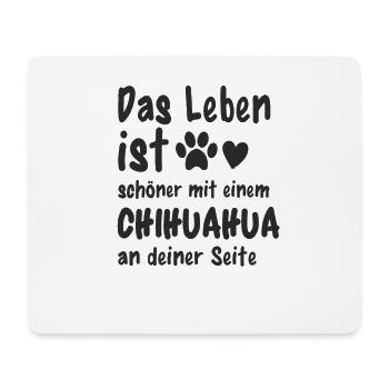 Chihuahua Hund Hundehalter Lustiges Hunde - Mousepad (Querformat) - Weiß - Vorne