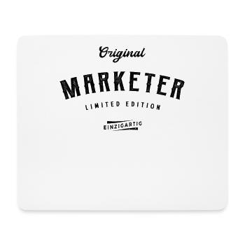 Marketer Limited Edition Lustiges Marketing - Mousepad (Querformat) - Weiß - Vorne