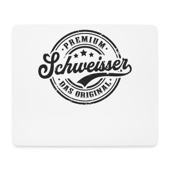 Schweißer Original Metallbauer Schweißen - Mousepad (Querformat) - Weiß - Vorne