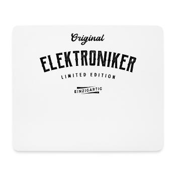 Elektroniker Limited Edition - Mousepad (Querformat) - Weiß - Vorne