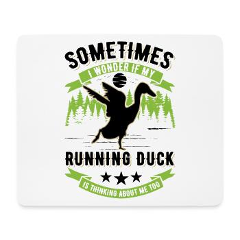 Indian Running Duck Gift Bottle Duck - Mouse Pad (horizontal) - white - Front