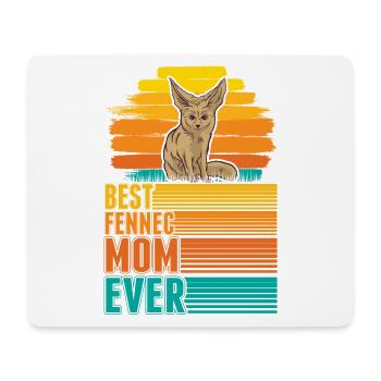 Meilleure maman Fennec de tous les temps Fennek Mama Renard du désert - Tapis de souris (format paysage) - blanc - Devant