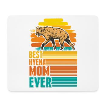 Best Hyena Mom Ever Hyänen Mama Erdwolf - Mousepad (Querformat) - Weiß - Vorne