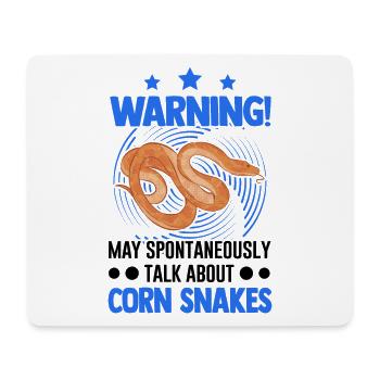 Avertissement Corn Snake Gift Corn Snake - Tapis de souris (format paysage) - blanc - Devant