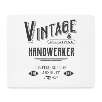 Handwerker Vintage - Mousepad (Querformat) - Weiß - Vorne