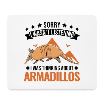 Armadillo Gift Armadillo - Mouse Pad (horizontal) - white - Front