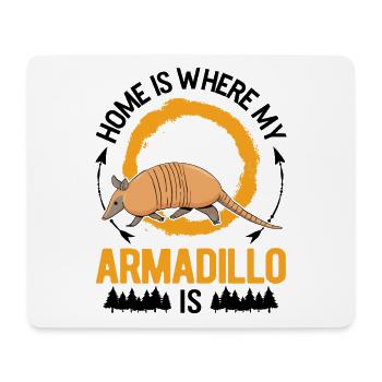 Armadillo Home Armadillo - Mouse Pad (horizontal) - white - Front