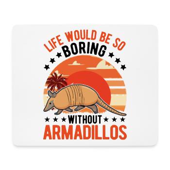 Armadillo Gift Armadillo - Mouse Pad (horizontal) - white - Front