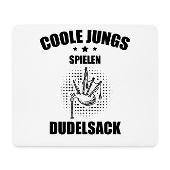 Dudelsack Dudelsackspieler Sackpfeife - Mousepad (Querformat) - Weiß - Vorne