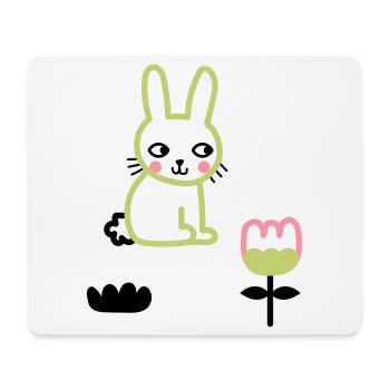 Happy Lunar New Year of the Rabbit - Mousepad (Querformat) - Weiß - Vorne